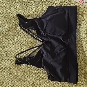 Pineapple Clothing black sports bra